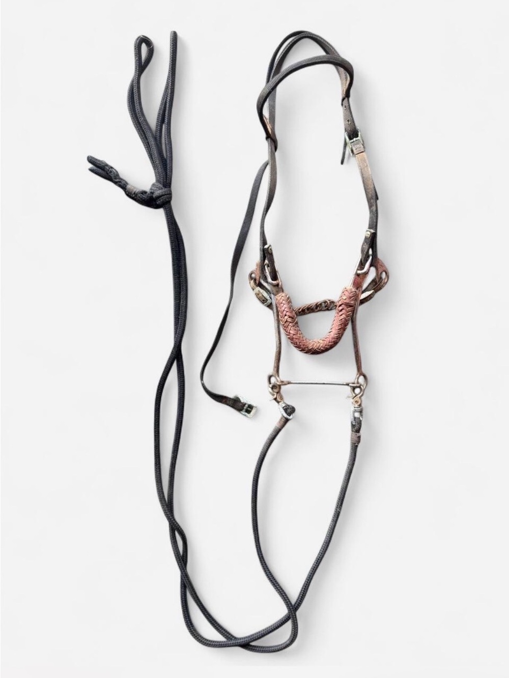 Nylon Bridle, Reins and Hackamore